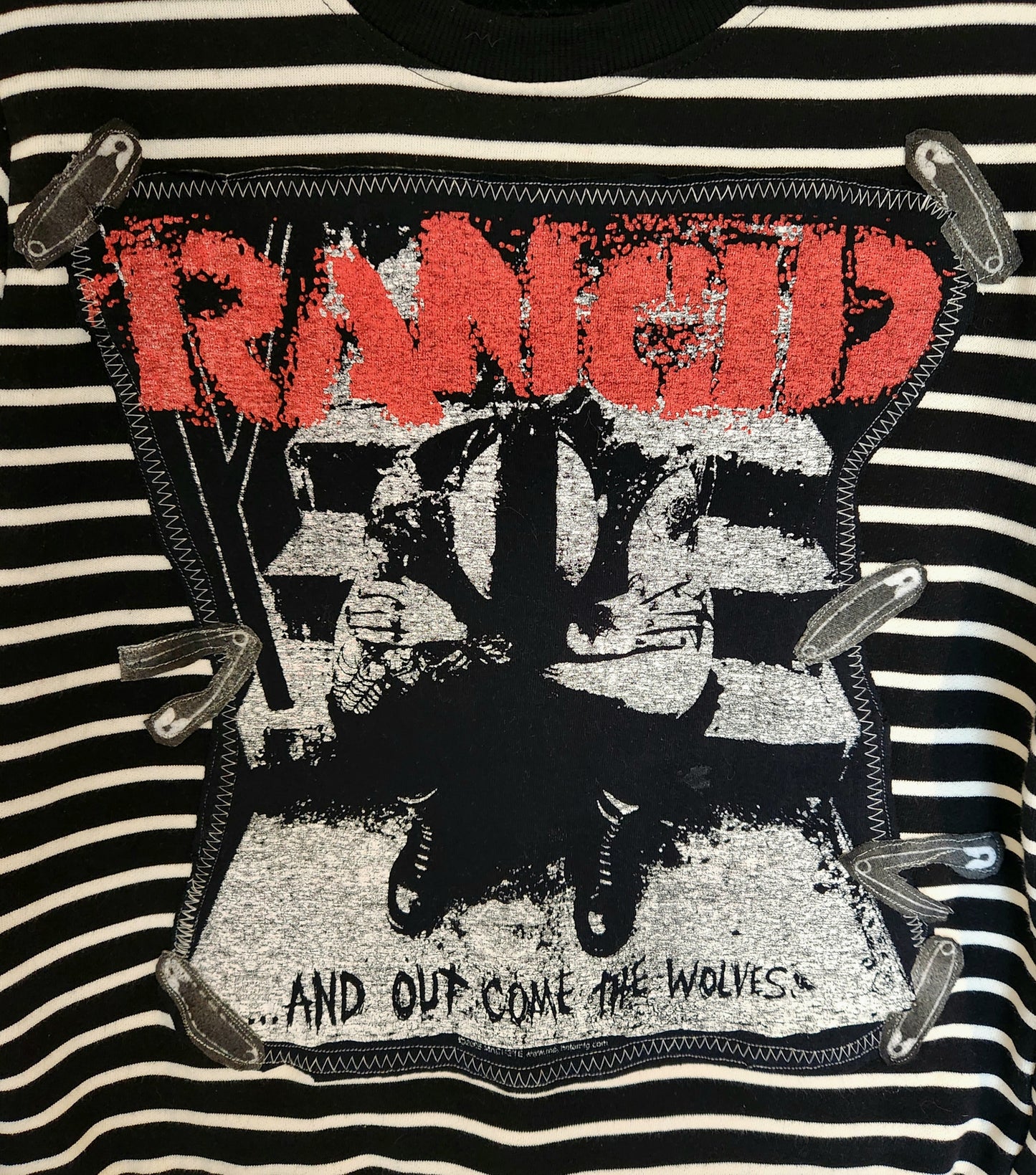 Womens upcycled Rancid sweater- size Medium