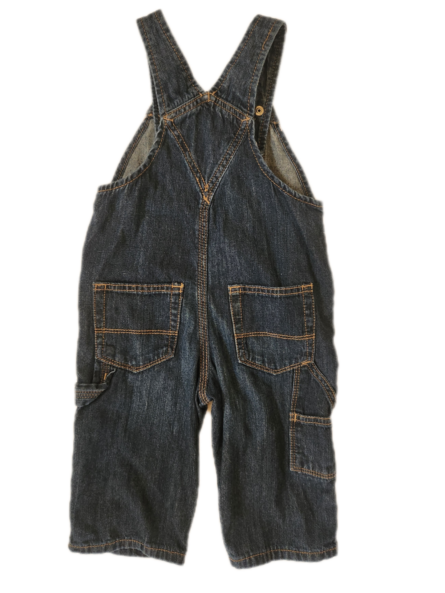 Baby denim Punk rock overalls- size 12-18 months