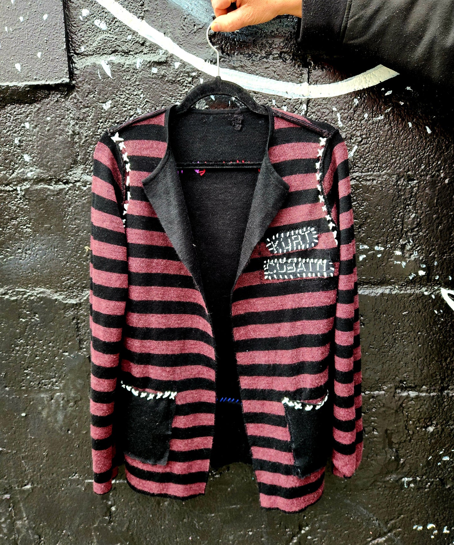 Womens Grunge/ Kurt cardigan sweater- size MEDIUM SALE!!