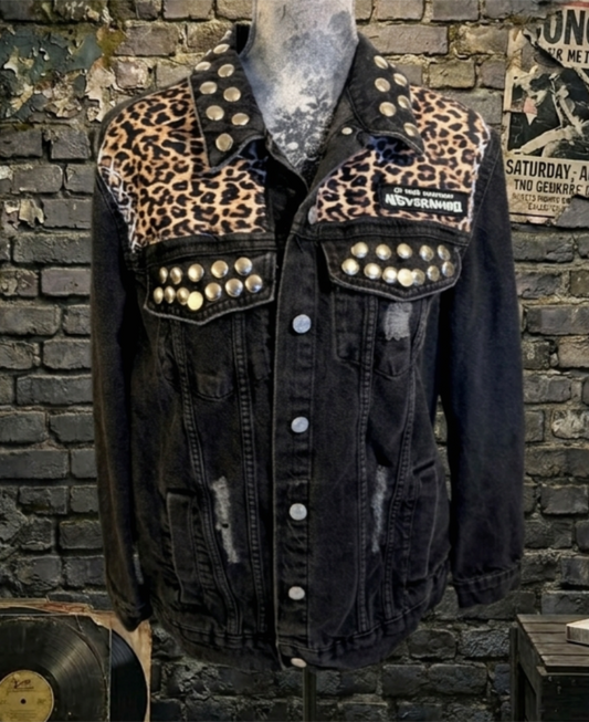 The" I'd Rather Be" denim jacket- womens XL