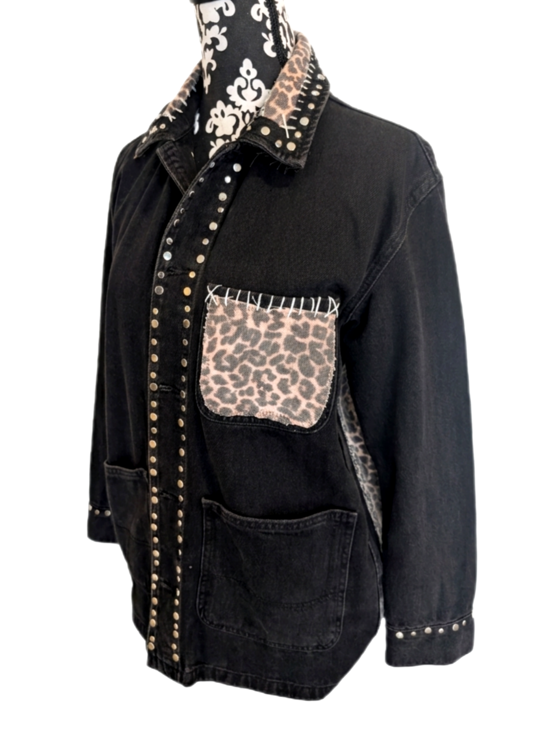 Womens BLONDIE denim Shacket - size Medium