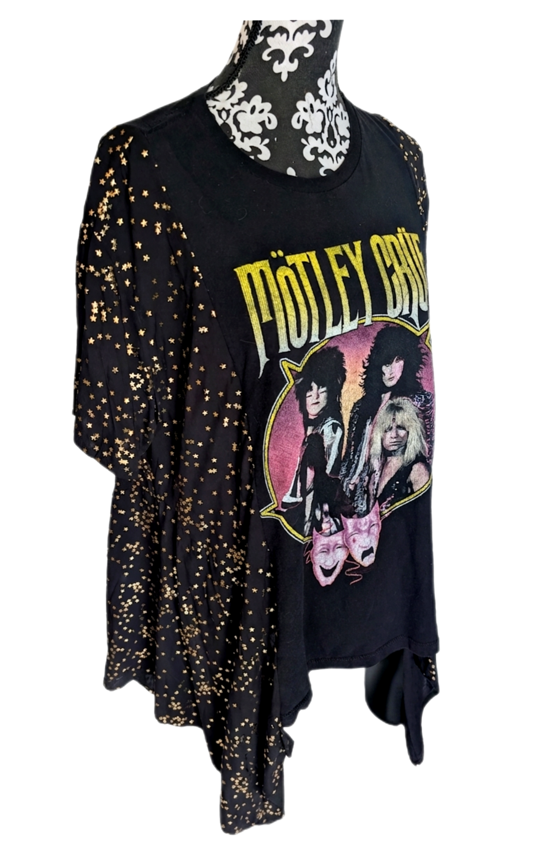 Motley Crue Rockimono glittery star top