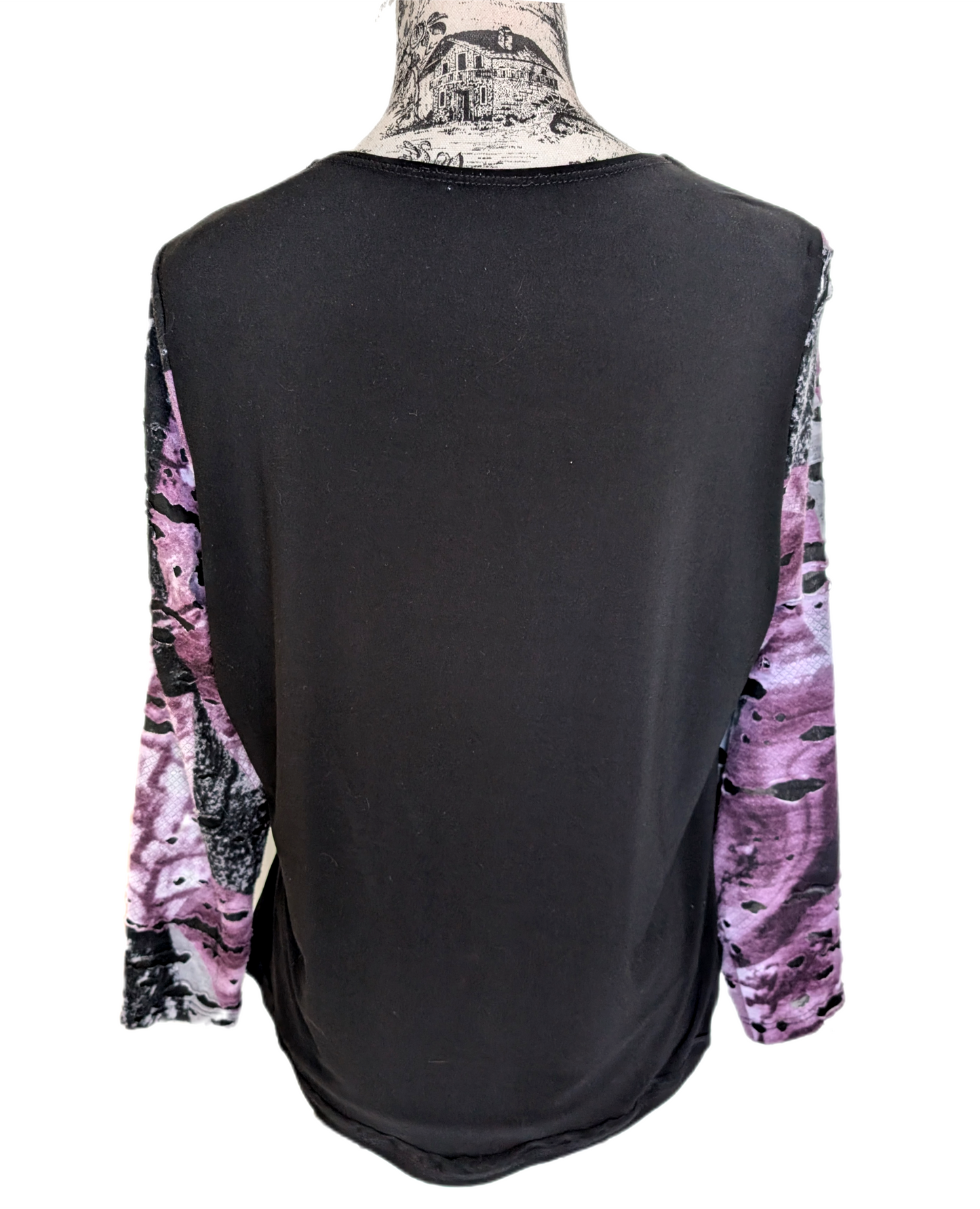 Womens PRINCE when Doves Cry top- size Large
