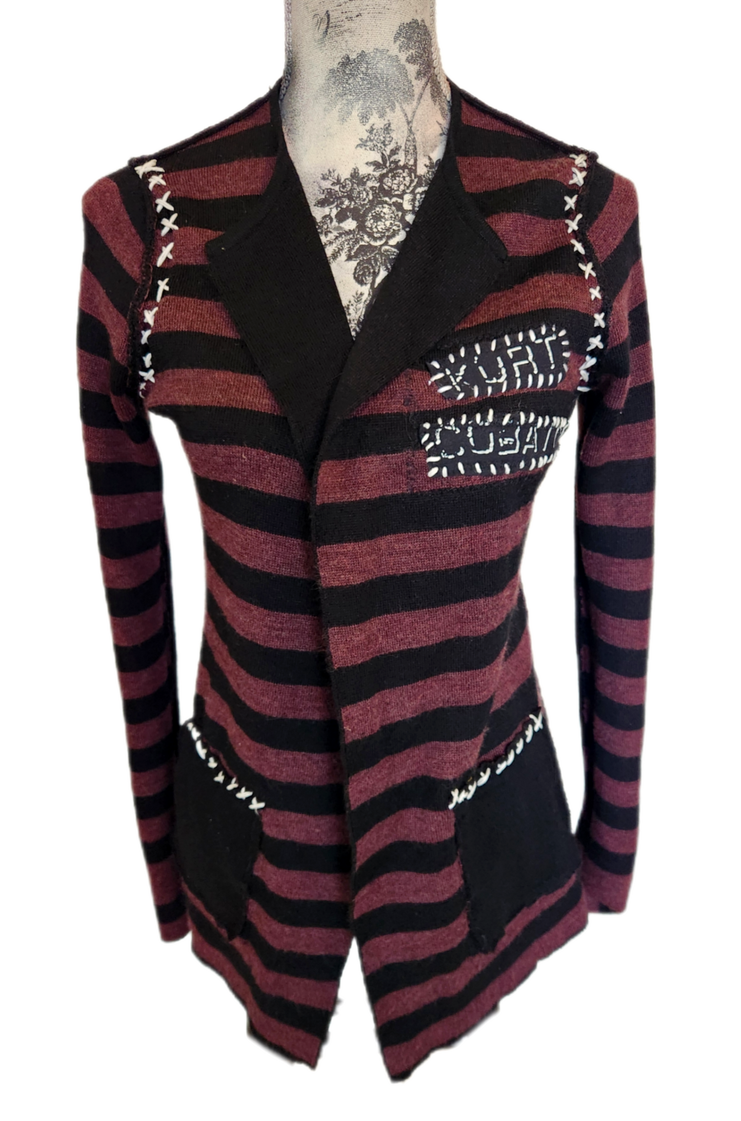 Womens Grunge/ Kurt cardigan sweater- size MEDIUM SALE!!
