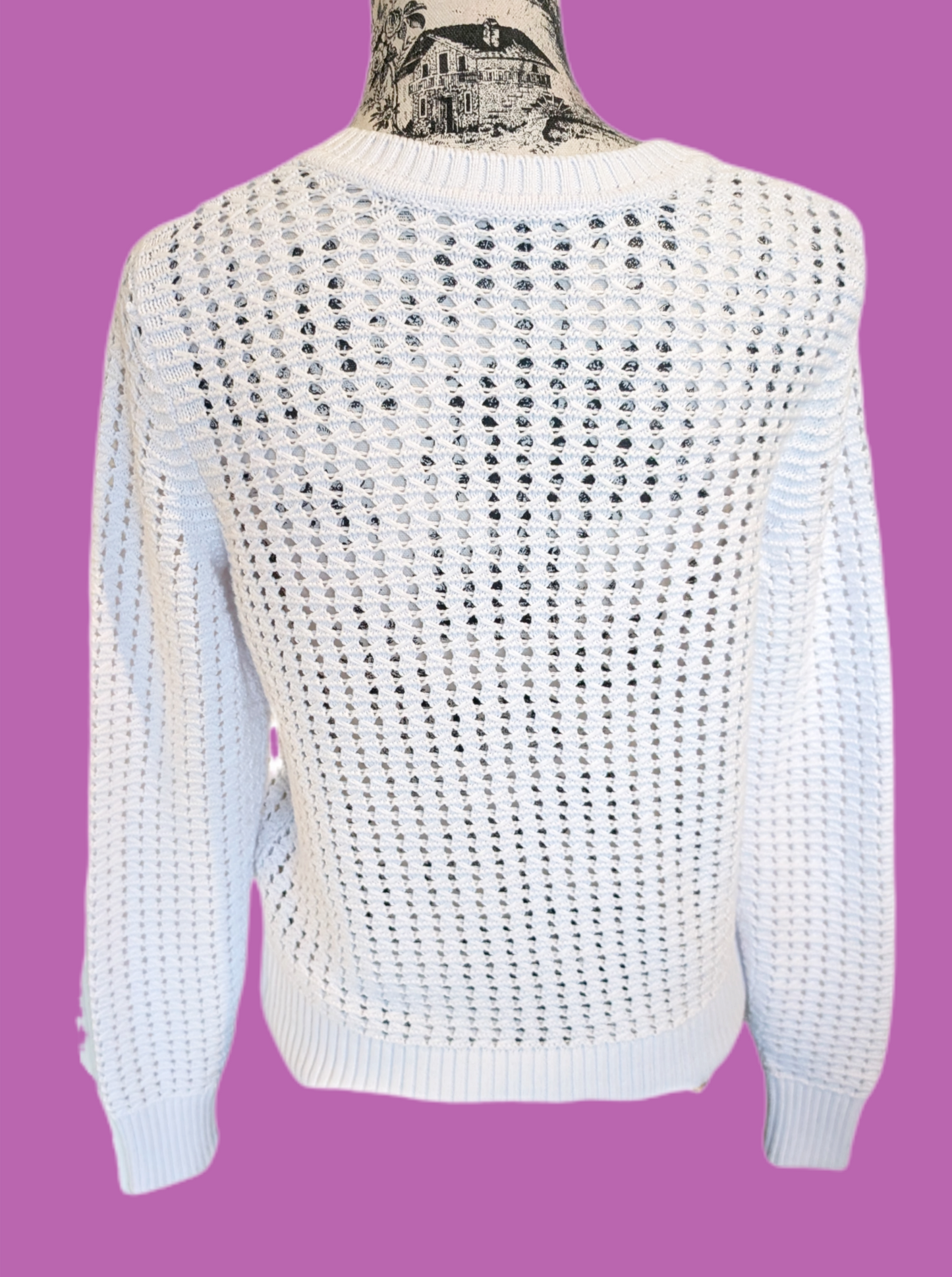 Womens Bowie and The Sax Sweater- womens Small- Med fit
