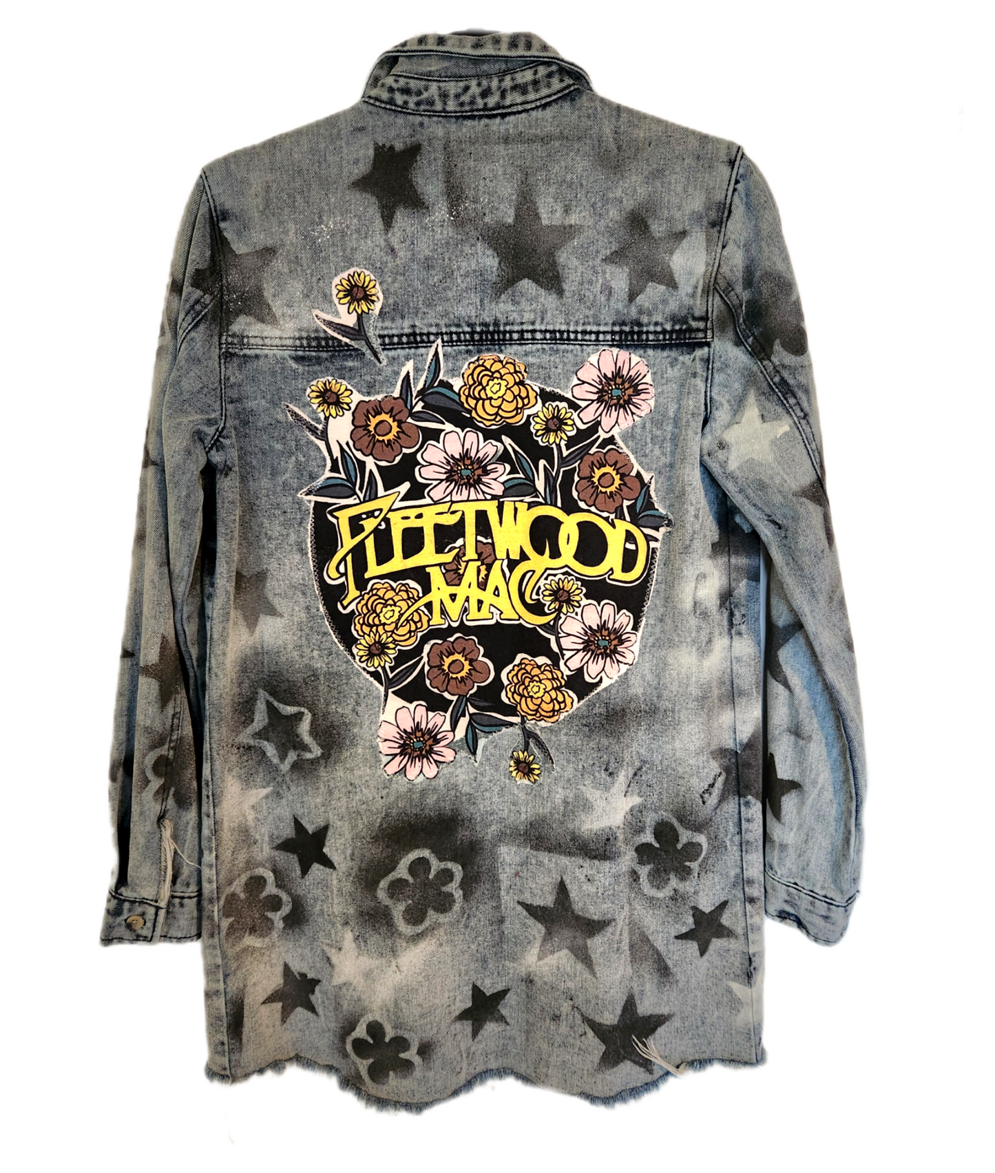 Womens denim Fleetwood Mac jacket- size Small
