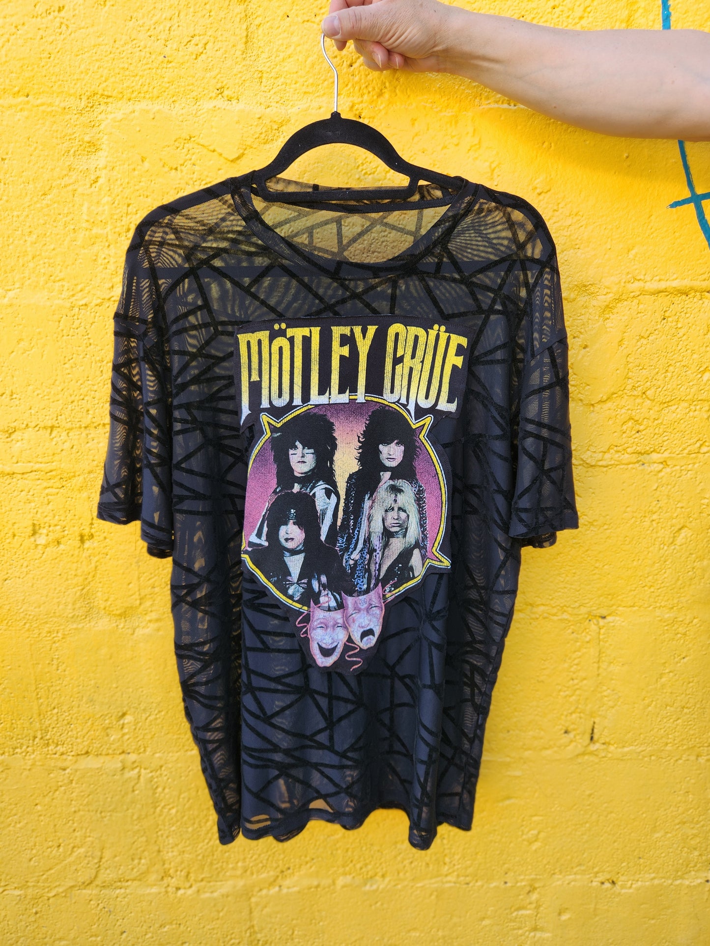Womens Sheer Crue top- size L/ XL