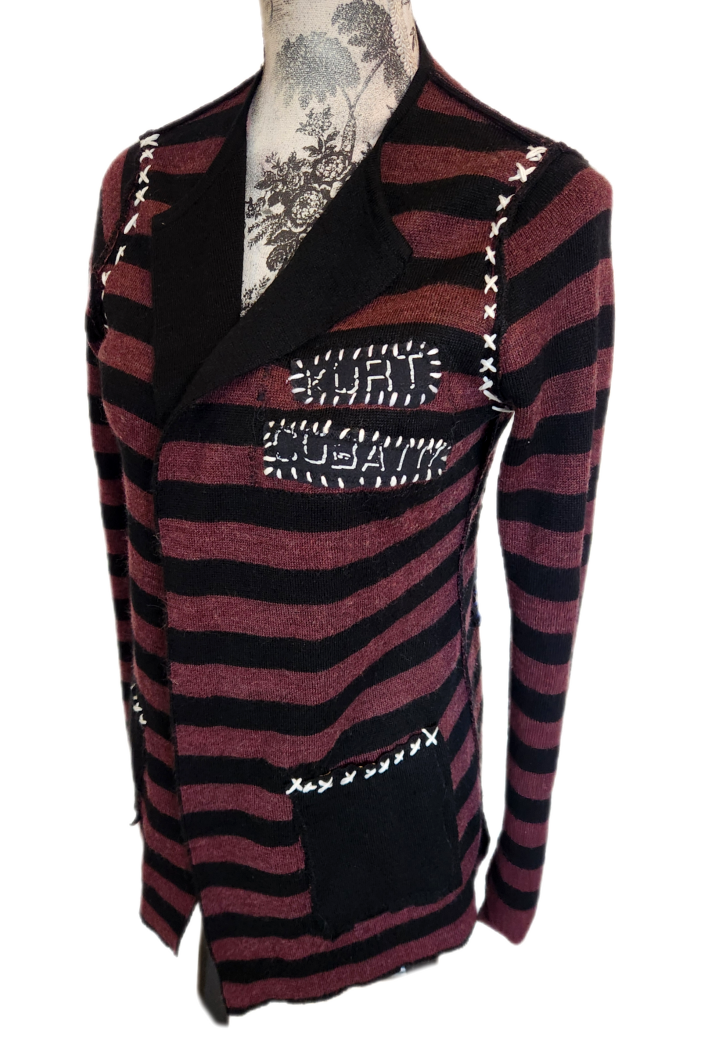 Womens Grunge/ Kurt cardigan sweater- size MEDIUM SALE!!