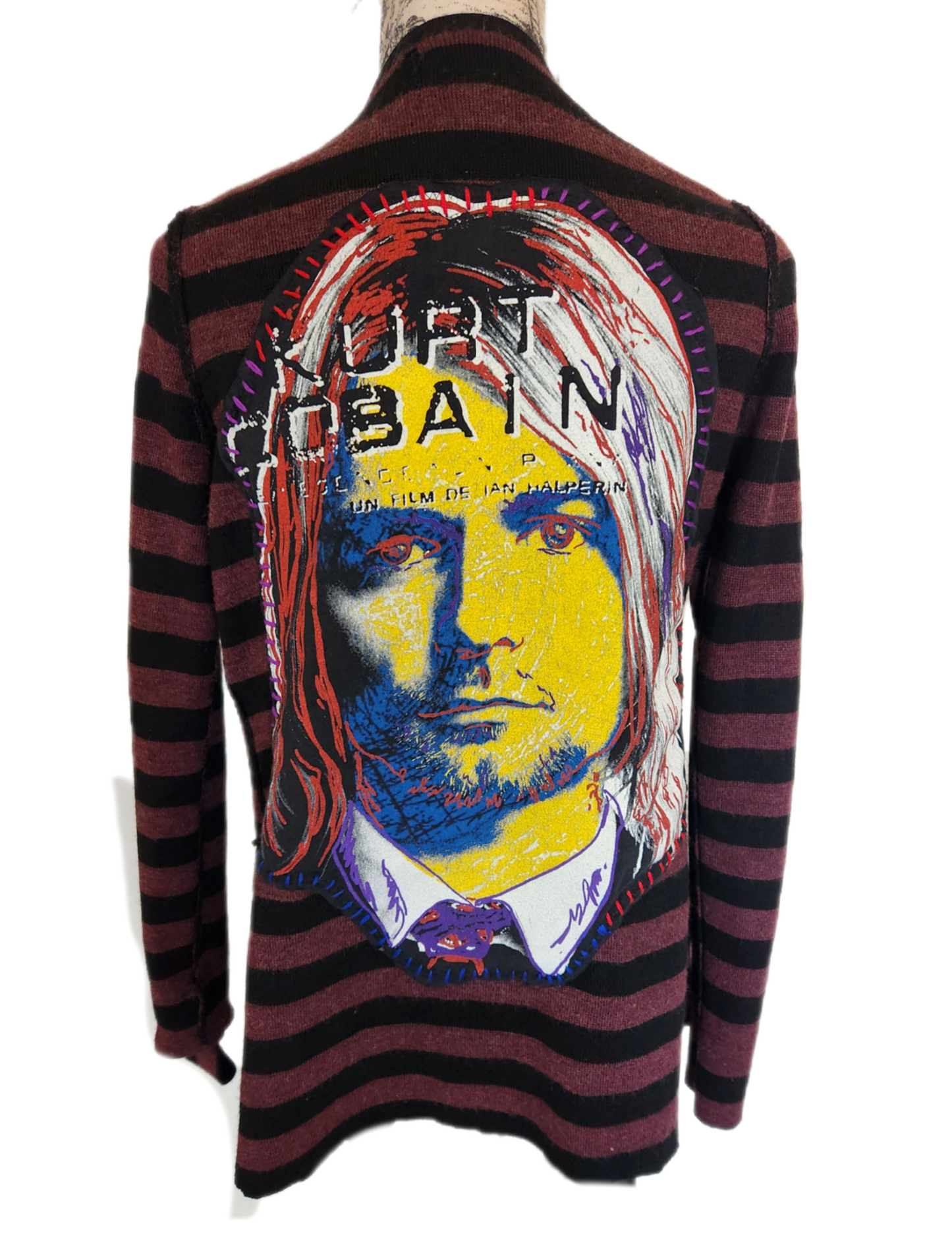 Womens Grunge/ Kurt cardigan sweater- size MEDIUM SALE!!