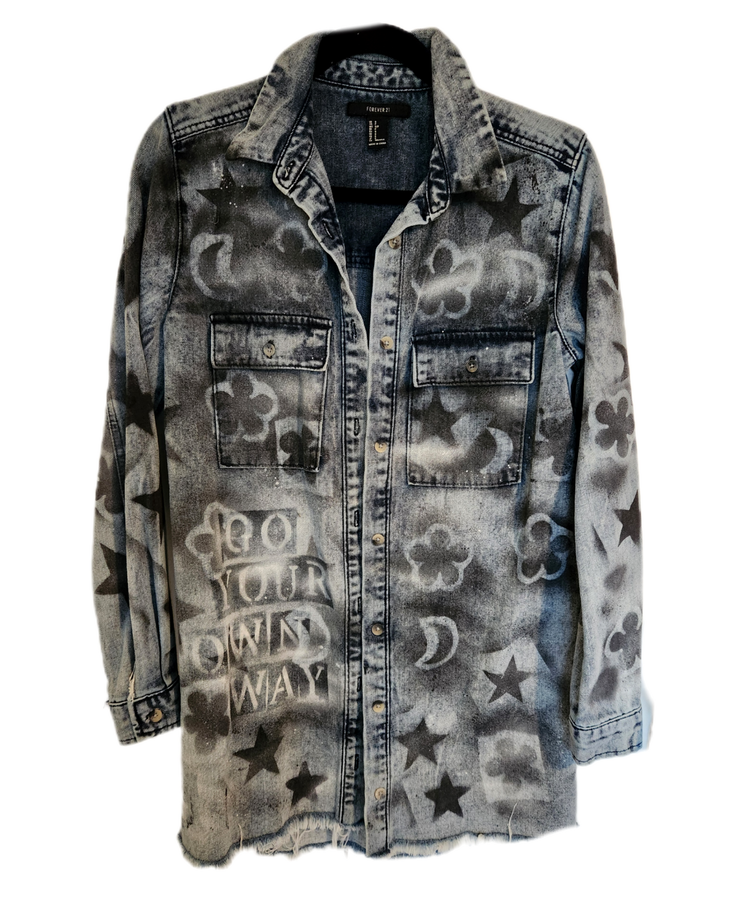 Womens denim Fleetwood Mac jacket- size Small