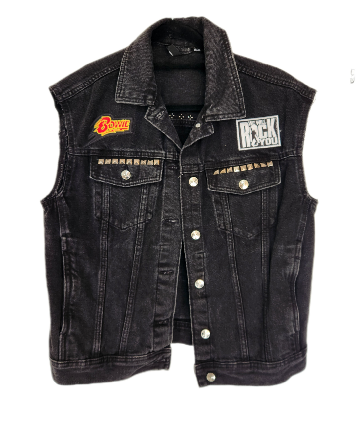 Freddie Mercury denim vest- size womens Large