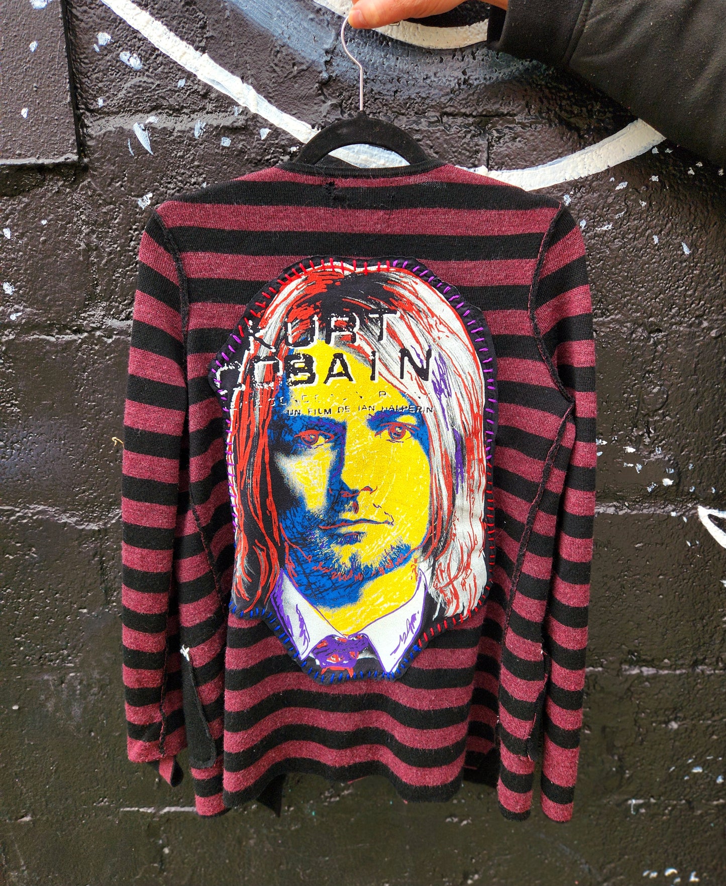 Womens Grunge/ Kurt cardigan sweater- size MEDIUM SALE!!