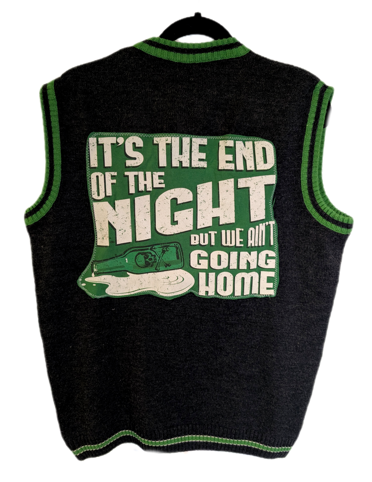 Two sided graphics Dropkick Murphys sweater vest- Men's XL