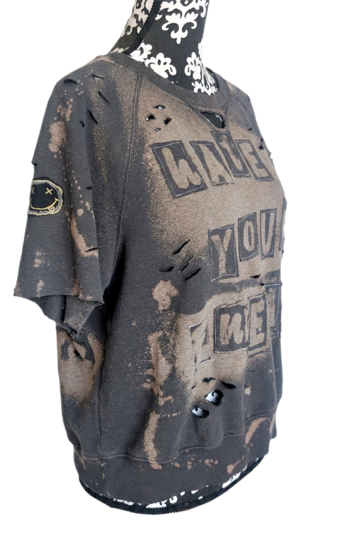 Save Your Friends Nirvana lyrics bleached sweater- size MED