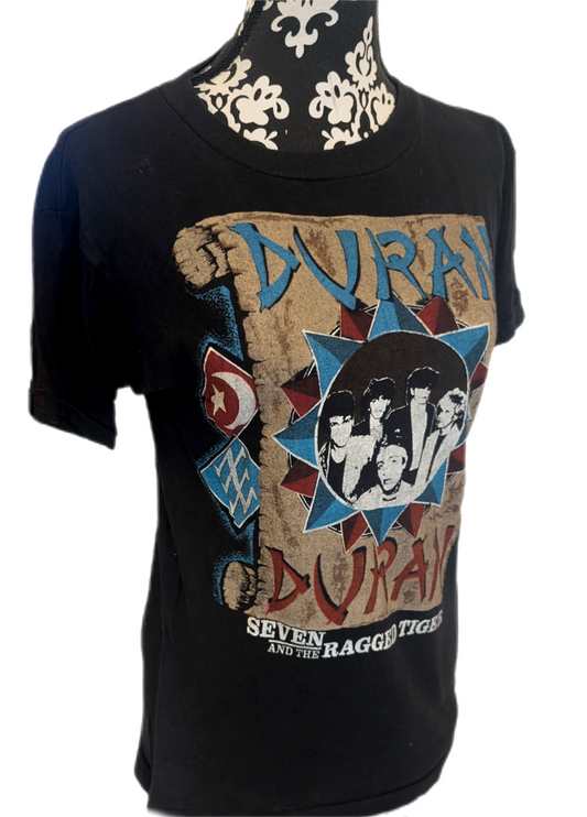 VINTAGE 1984 DURAN DURAN single stitch tee- mint cond womens S/ Med fit