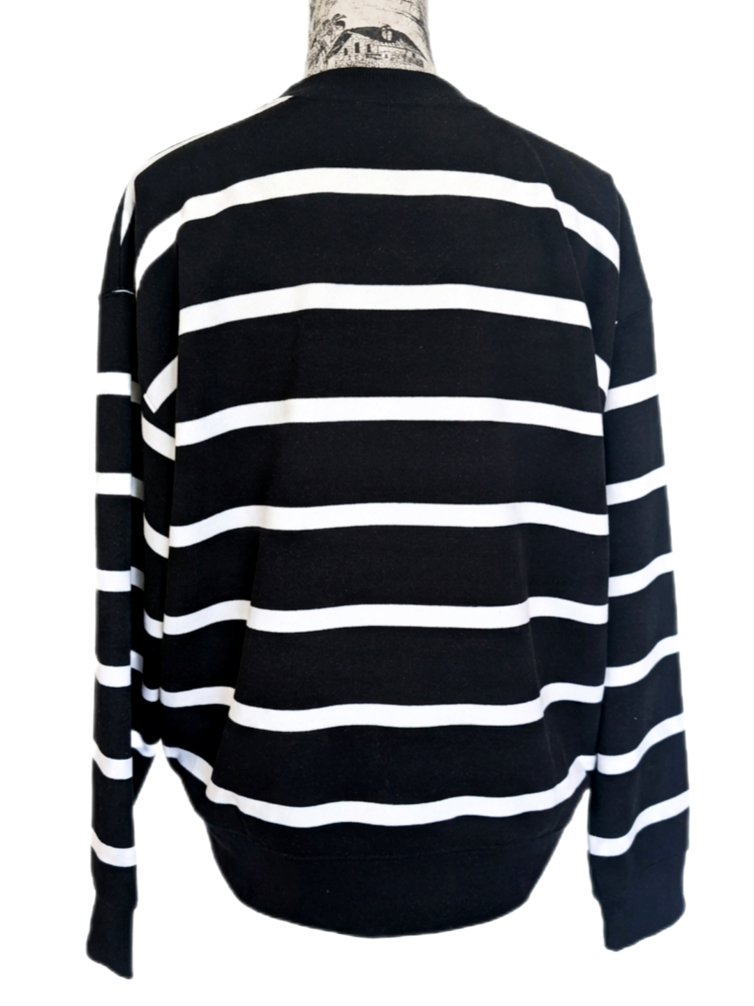 Womens Bob Dylan striped sweatshirt- XL