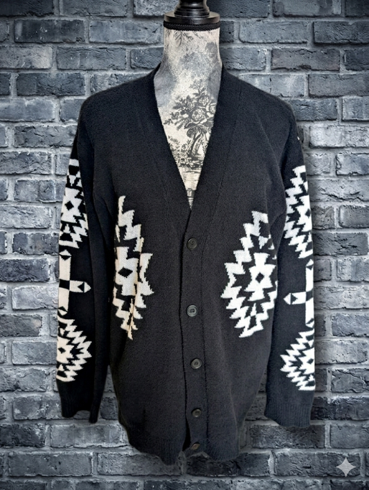 Gender neutral OASIS reworked Cardigan- womens XL/ men's L