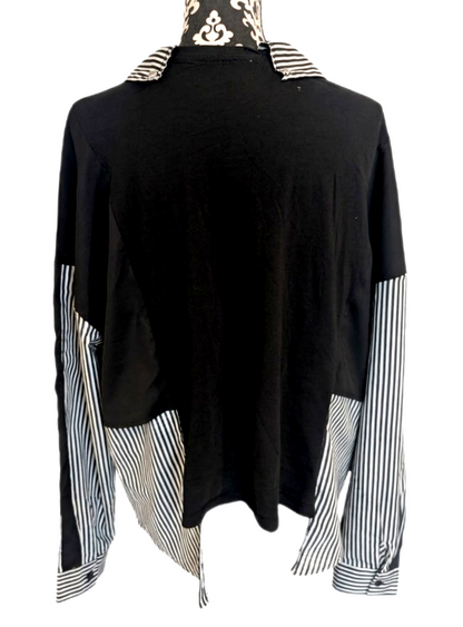 Womens BEETLEJUICE hybrid top- size XL