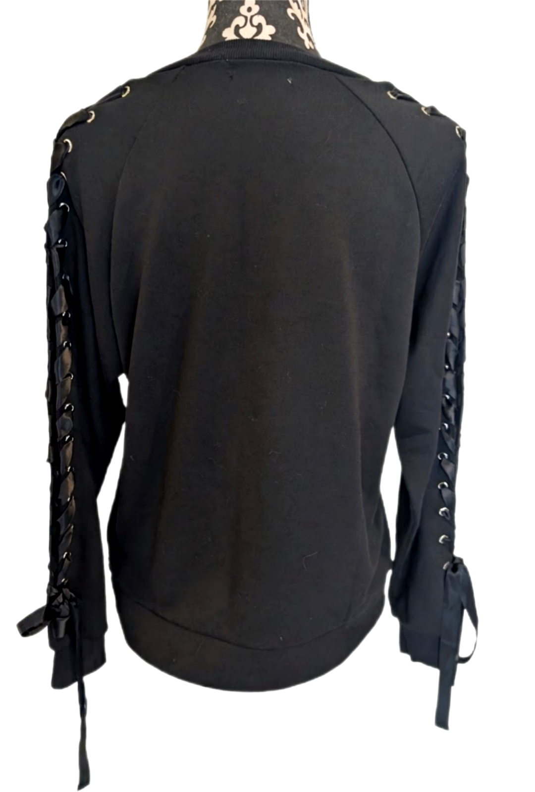 Womens THE SMITHS sweatshirt with lace up sleeves- M/ L