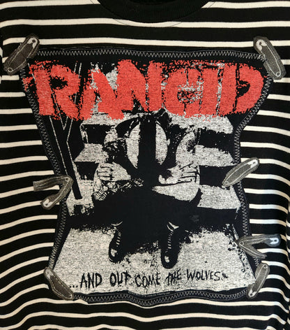 Womens upcycled Rancid sweater-  size Medium
