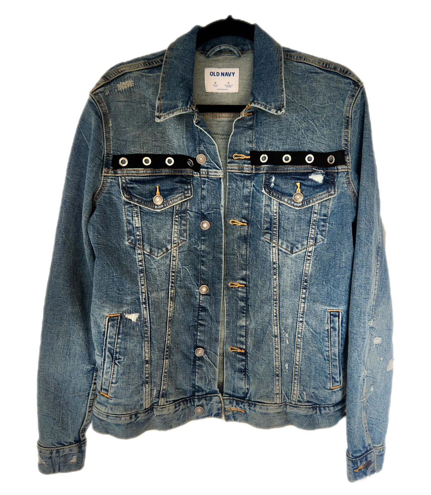 Mens denim ROCK jacket- size Small
