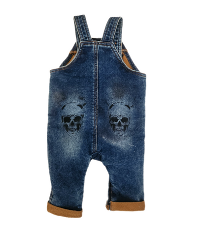 Baby denim ROCK Overalls- size  3-6 months