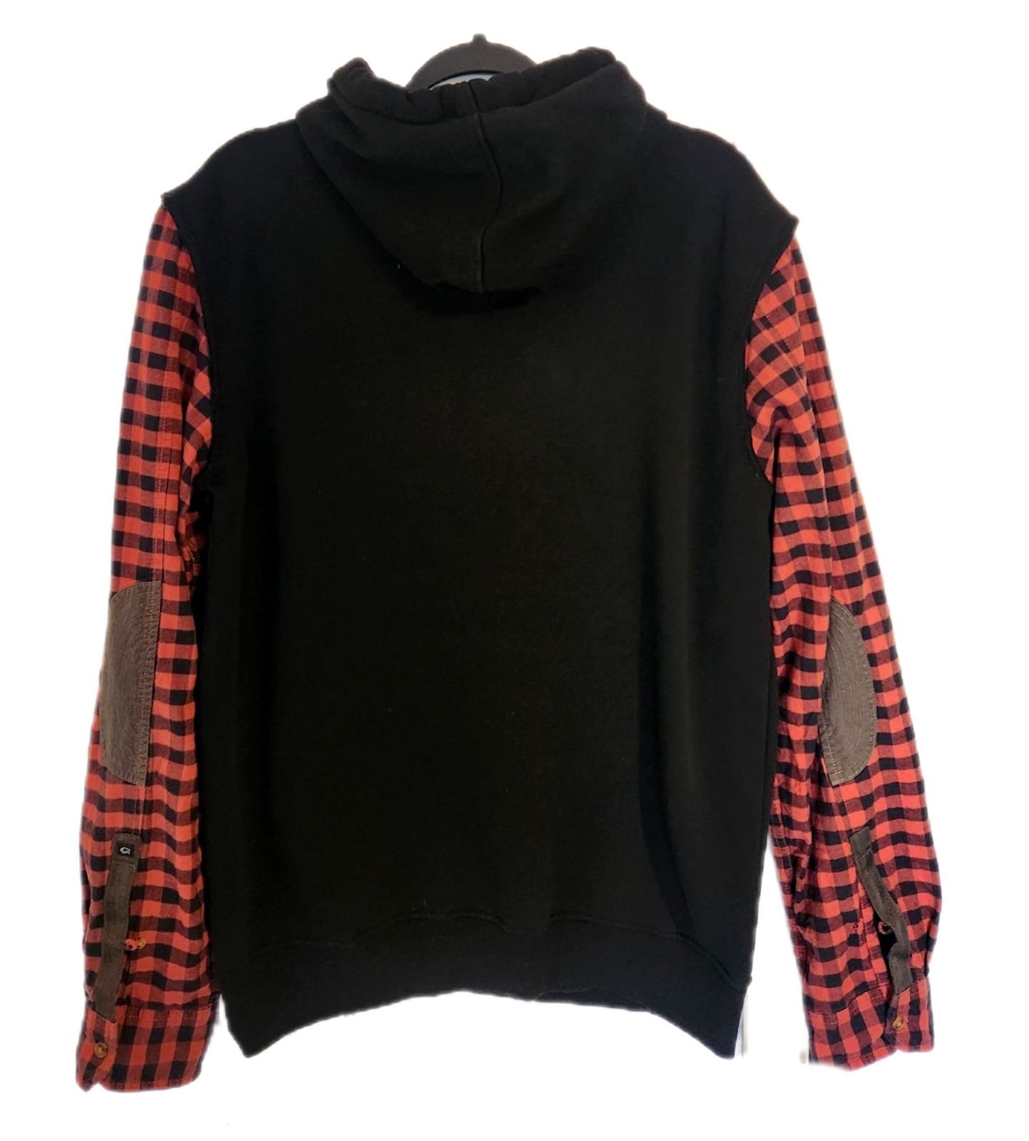 Gender Neutrel Reworked Punk rock Hoodie with NOFX- mens Large