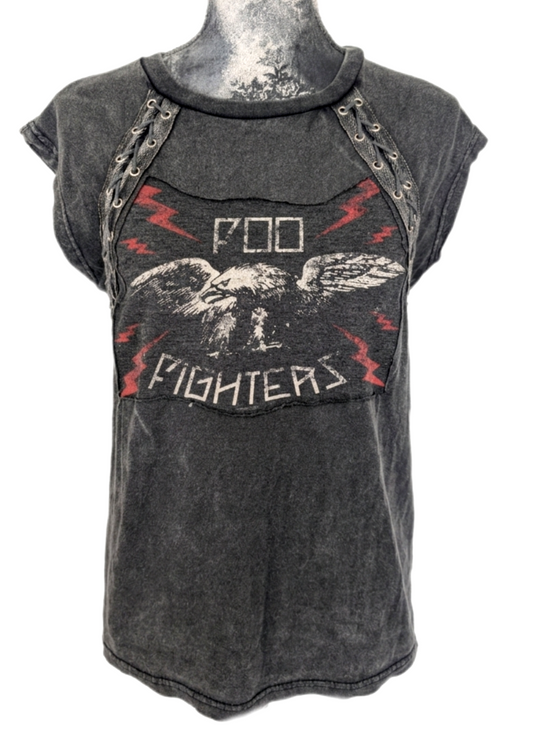 Womens FOOS upcycled sleeveless - MEDIUM