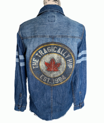 Womens The Hip denim shirt - Medium