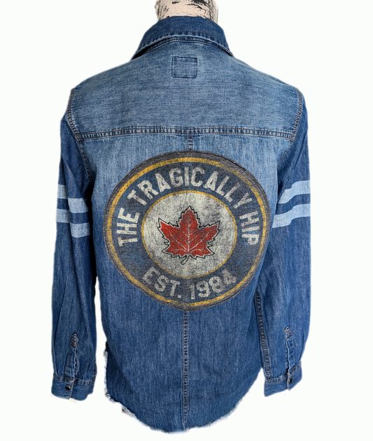 Womens The Hip denim shirt - Medium