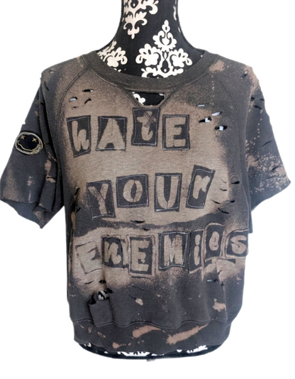 Save Your Friends Nirvana lyrics bleached sweater- size MED