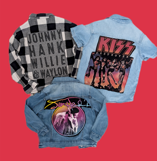 KIDS  Classic rock LOT size 5/6 yrs