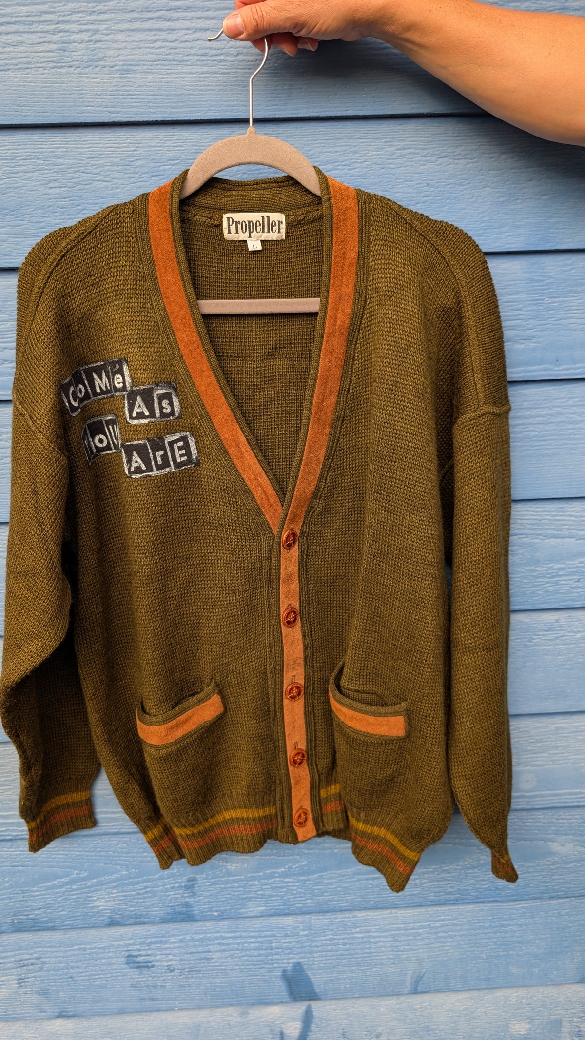 Gender neutral Nirvana Cardigan- men's L womens XL