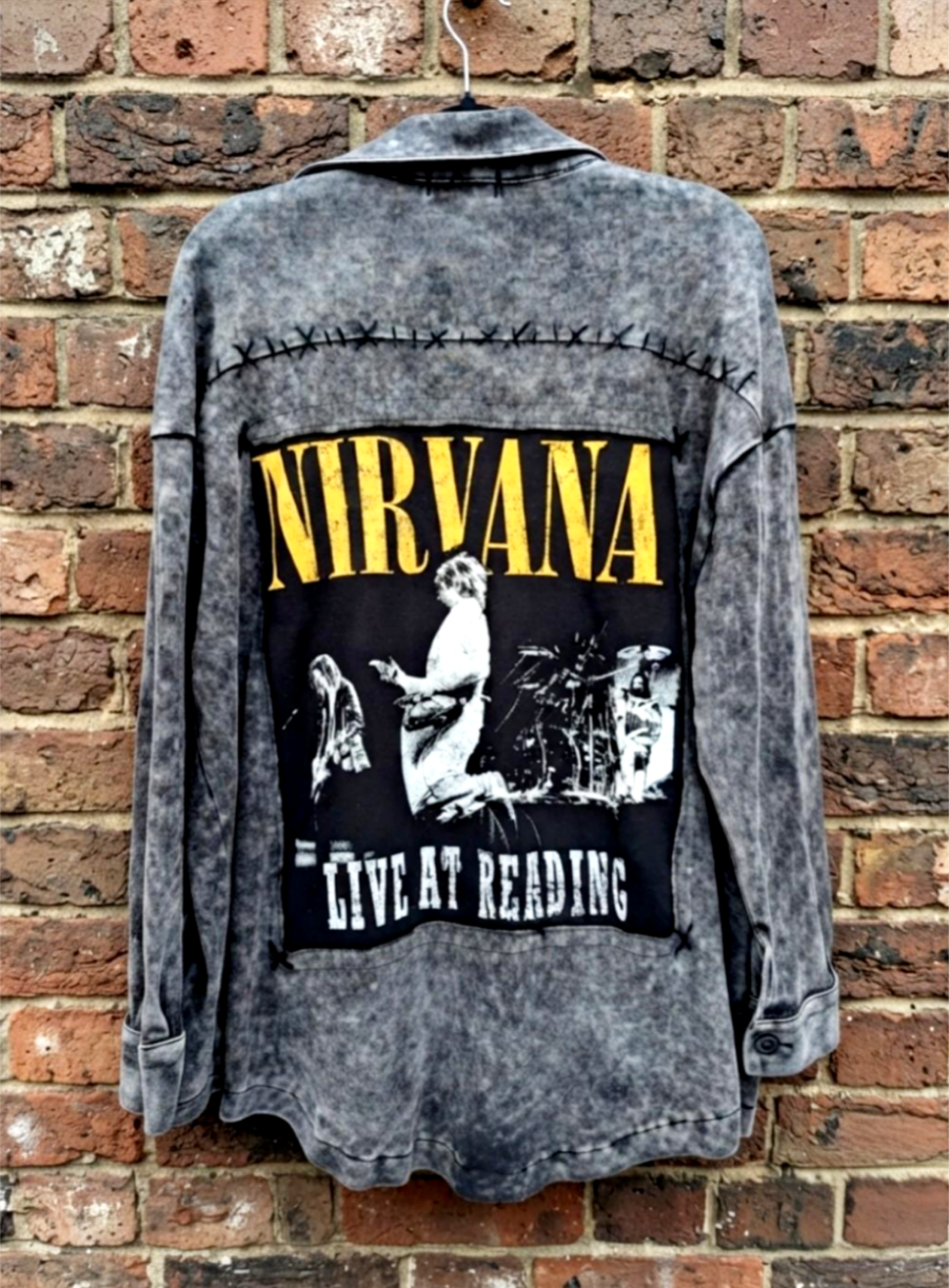 Nirvana Live at Reading Sweatshirt/ Shacket- womens M/L