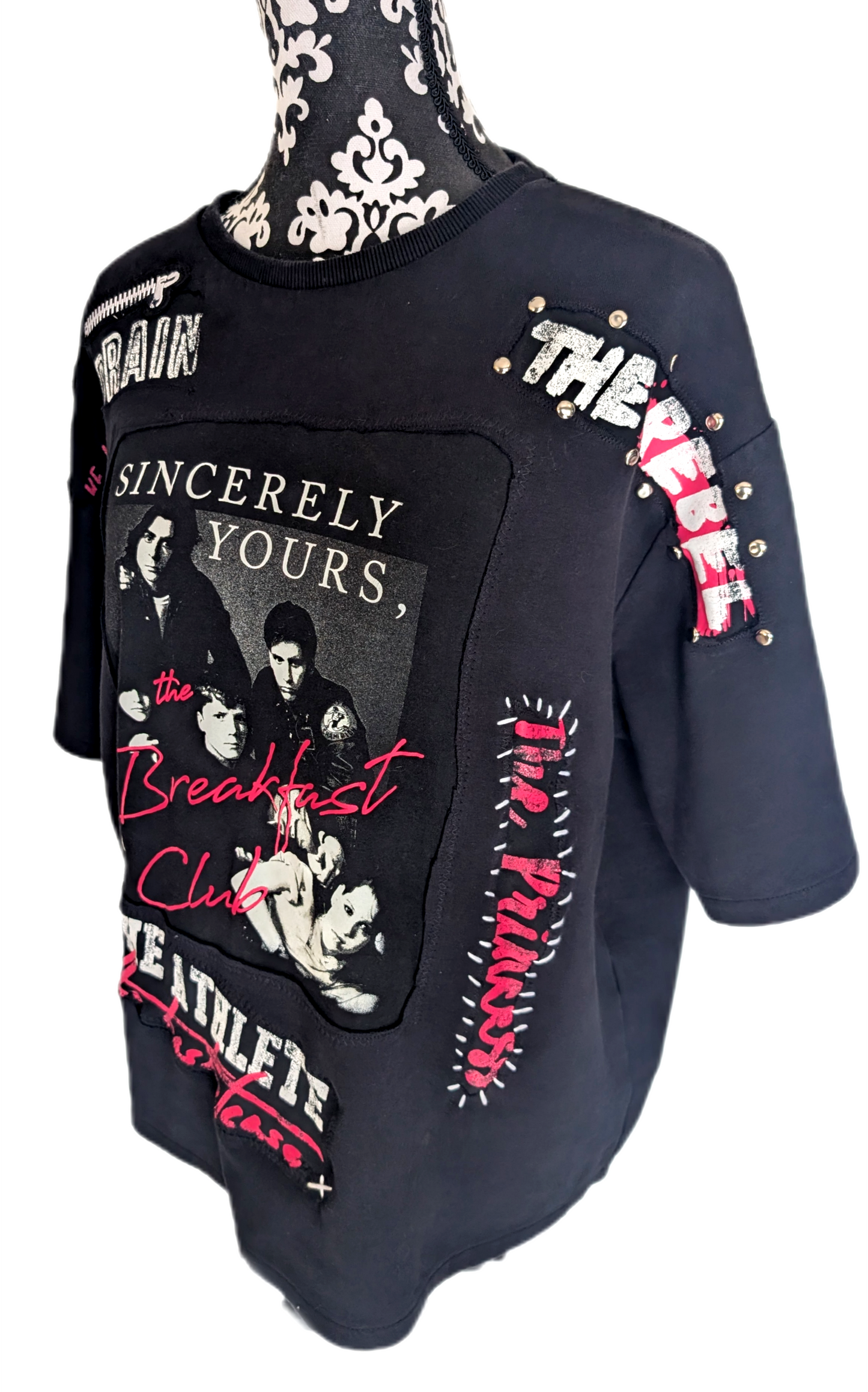 Womens The Breakfast Club oversize short sleeve sweatshirt - women L-XL