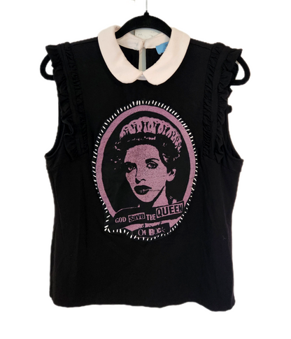 The Queen of Rock Courtney top- size Medium