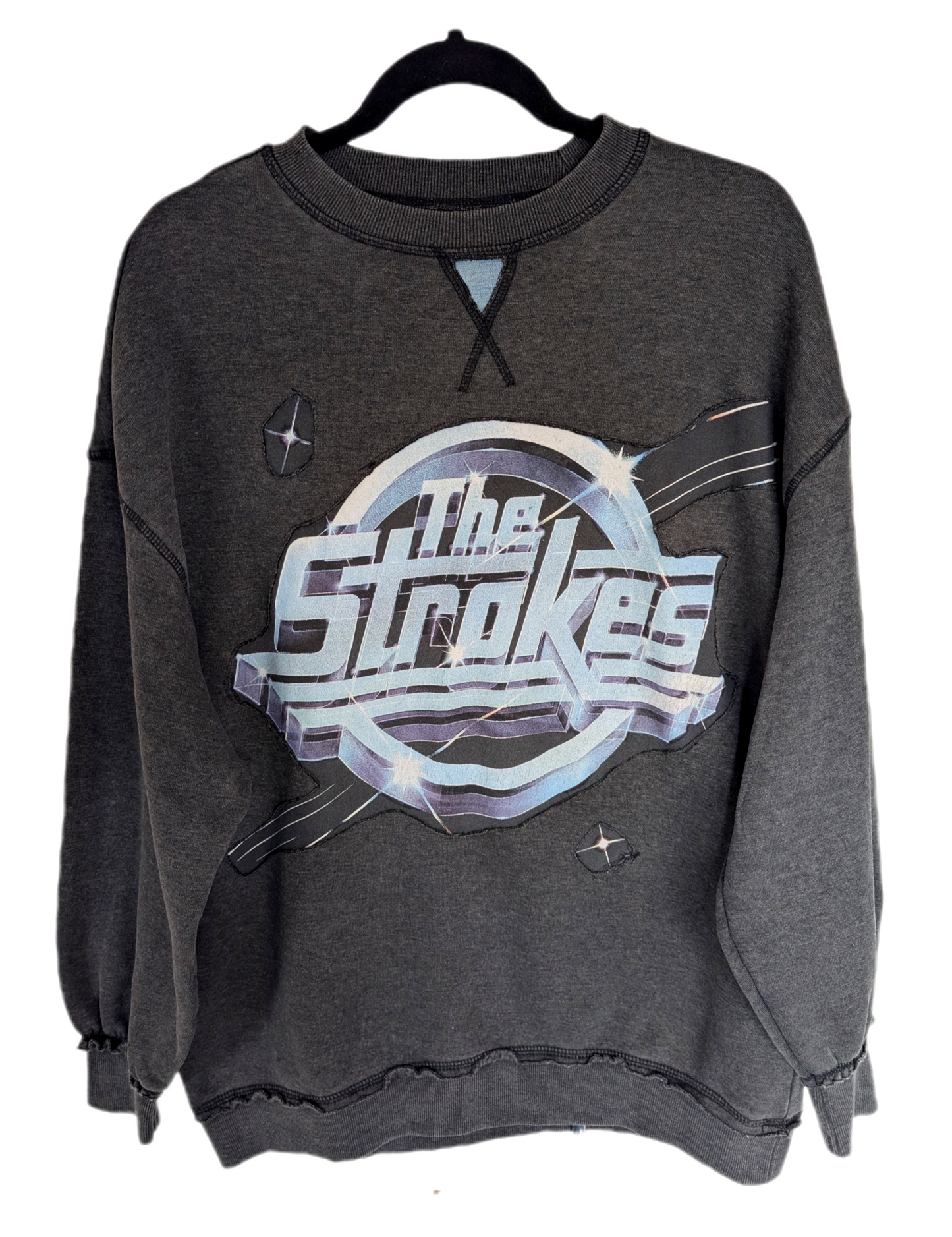 The Strokes reworked sweatshirt- men's S Womens M/ L