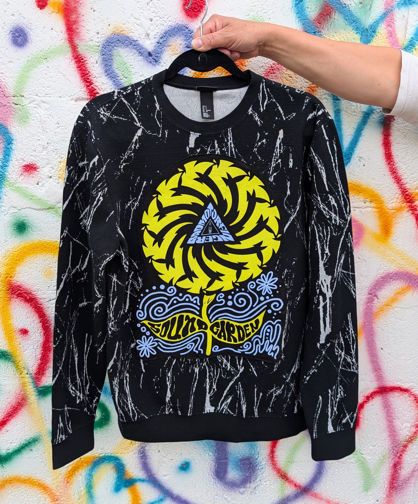 Gender neutral Soundgarden sweatshirt- Men's Small/ womens Medium