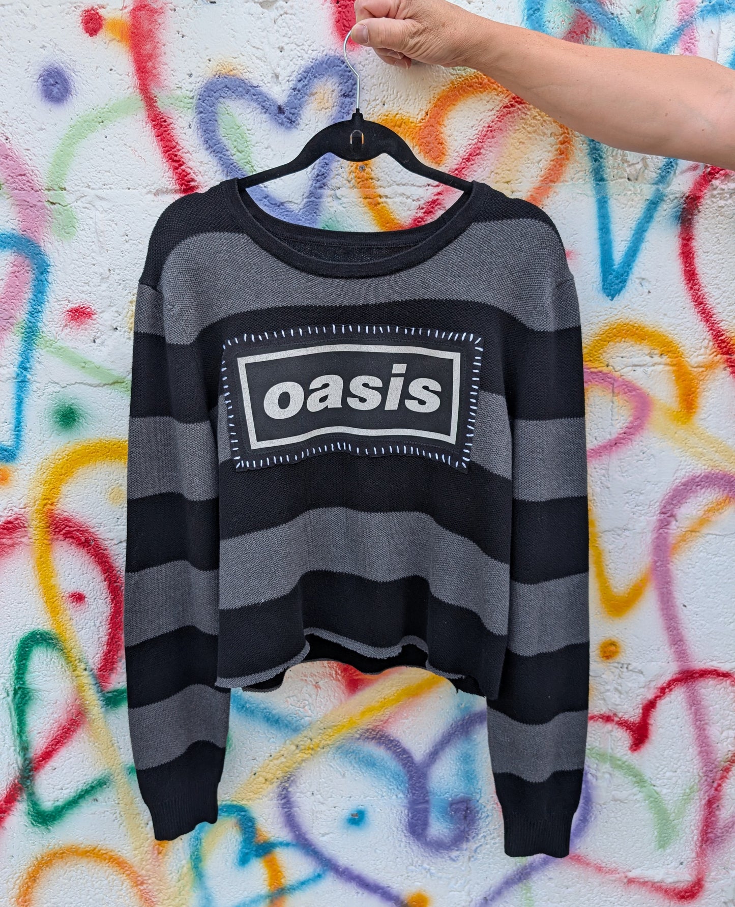 Womens striped Oasis sweater