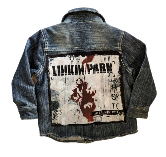 CLEARANCE! Toddler Linkin Park denim shirt- size 2-3 years