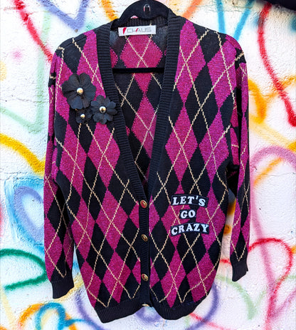 The Revolution vintage cardigan with PRINCE- womens L- XL fit