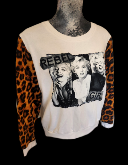 The Marilyn Rebel Girl sweater- size MEDIUM