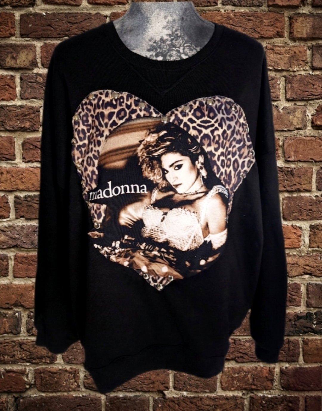 Womens Madonna Lucky Star sweatshirt- size XXL