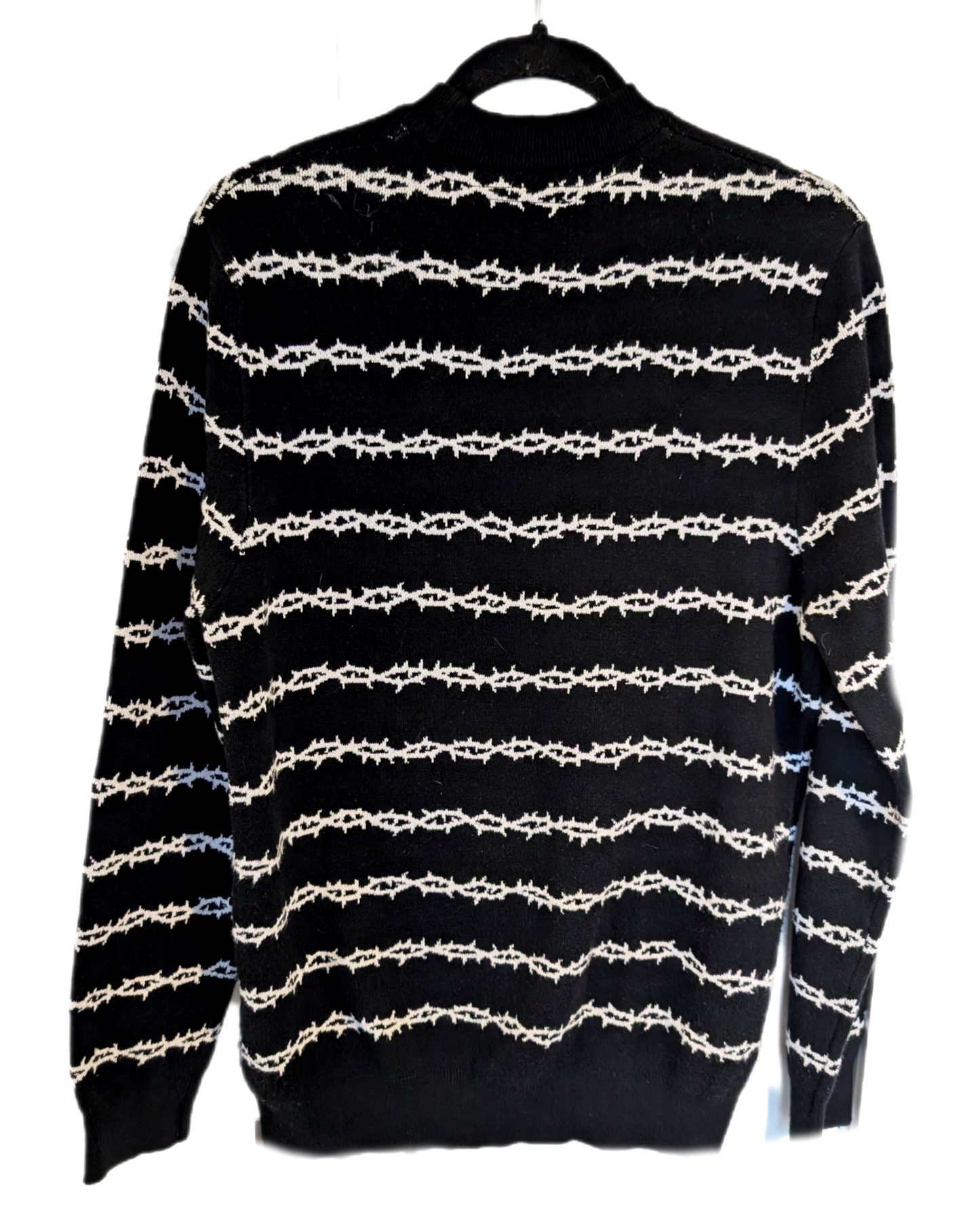 Gender neutral Motley Crüe sweater barbwire - men's S/ womens M
