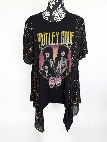 Motley Crue Rockimono glittery star top