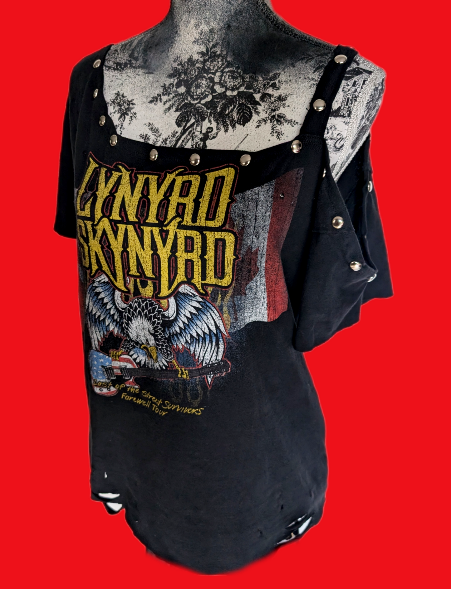 Custom Lynyrd Skynyrd reworked tee