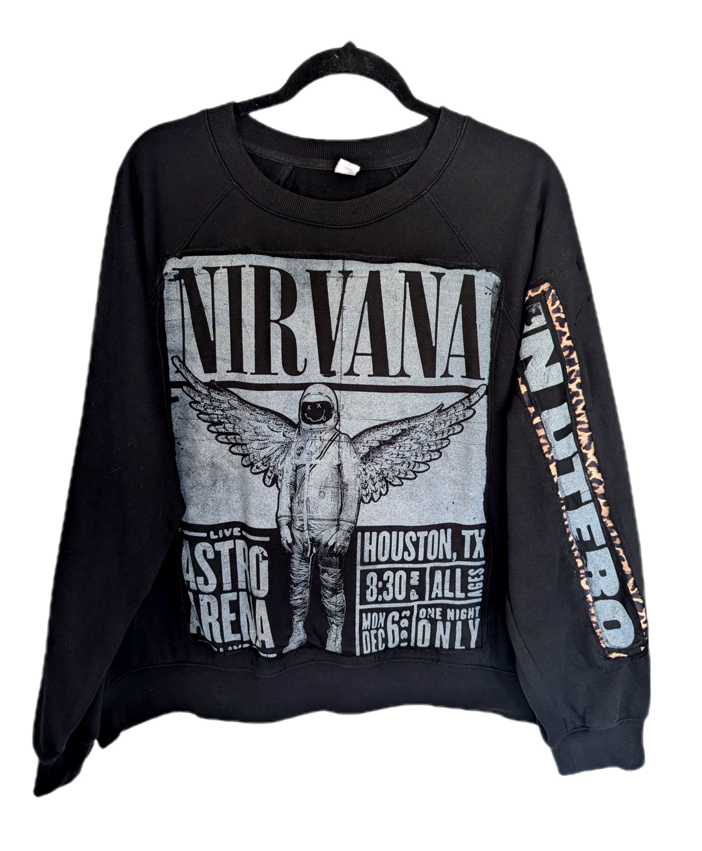 Womens Spaceman NIRVANA sweatshirt - size XL relax fit