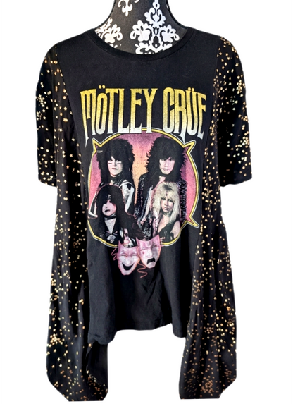 Motley Crue Rockimono glittery star top