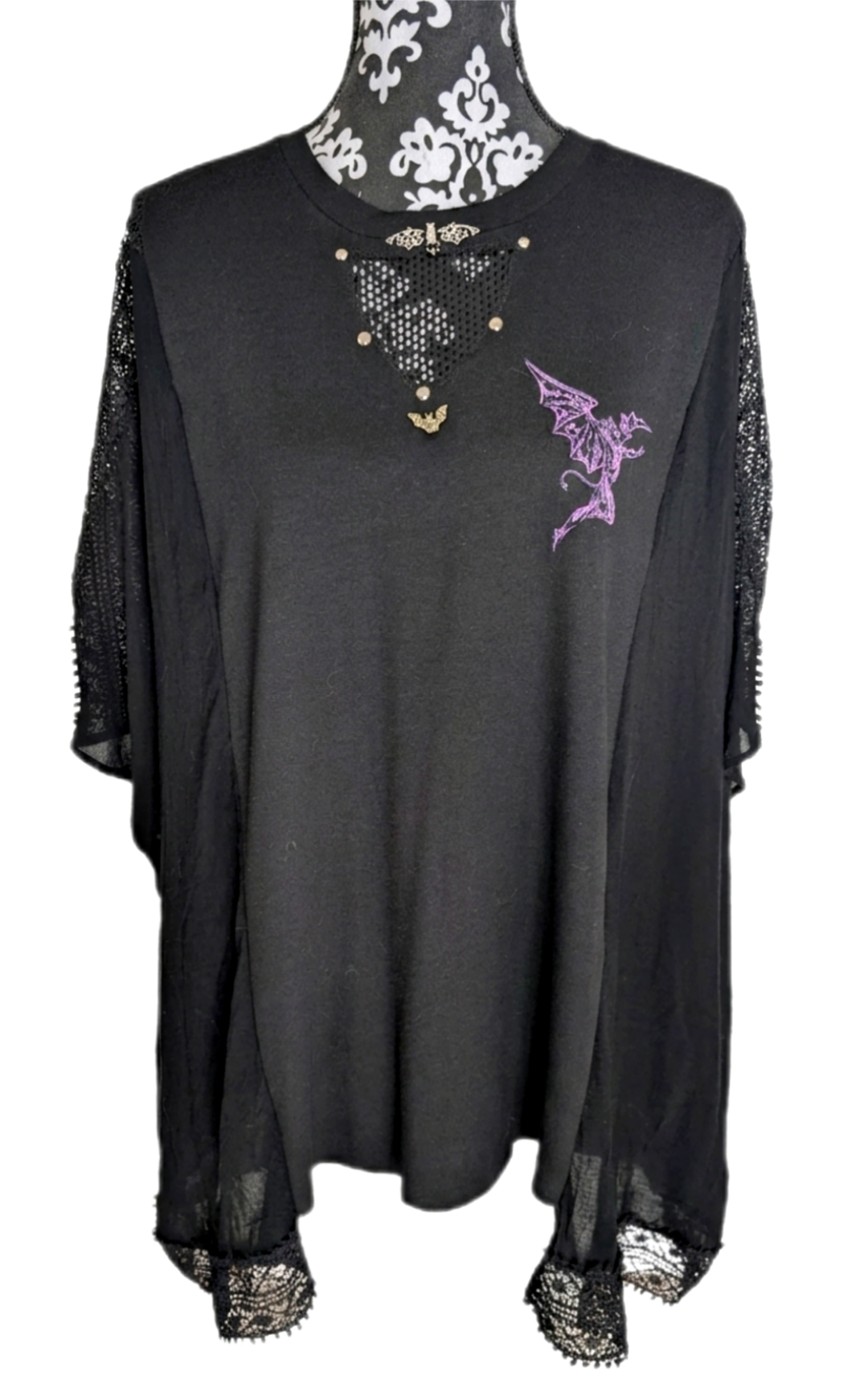 Black Sab ROCKIMONO top- size L- XXL