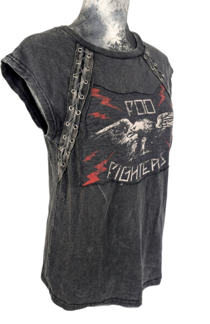 Womens FOOS upcycled sleeveless - MEDIUM